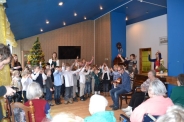 Wizyta dzieci z Chrzecijaskiej Szkoy Montessori w Gdasku - obchody Dnia Babci i Dziadka, 23.01.2015 r