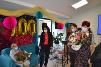 Nasza mieszkanka ukoczya 100 lat, 24.01.2022 r.